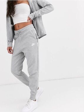 Nike Grey Women's Fleece Jogger Pants